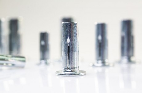 Crown Screw Fasteners for Plastics Slotted Shank Rivets