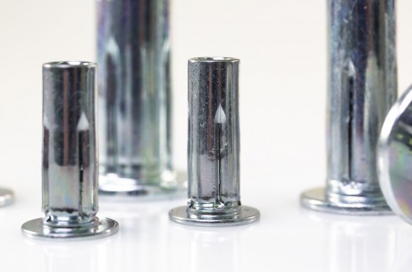 Crown Screw Fasteners for Plastics Slotted Shank Rivets