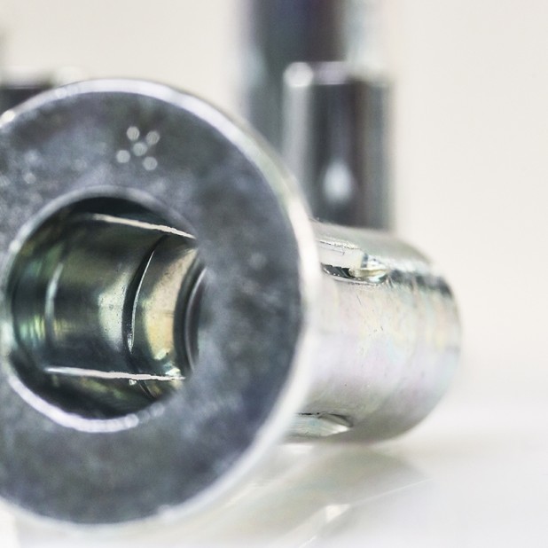 Crown Screw Fasteners for Plastics Slotted Shank Rivets